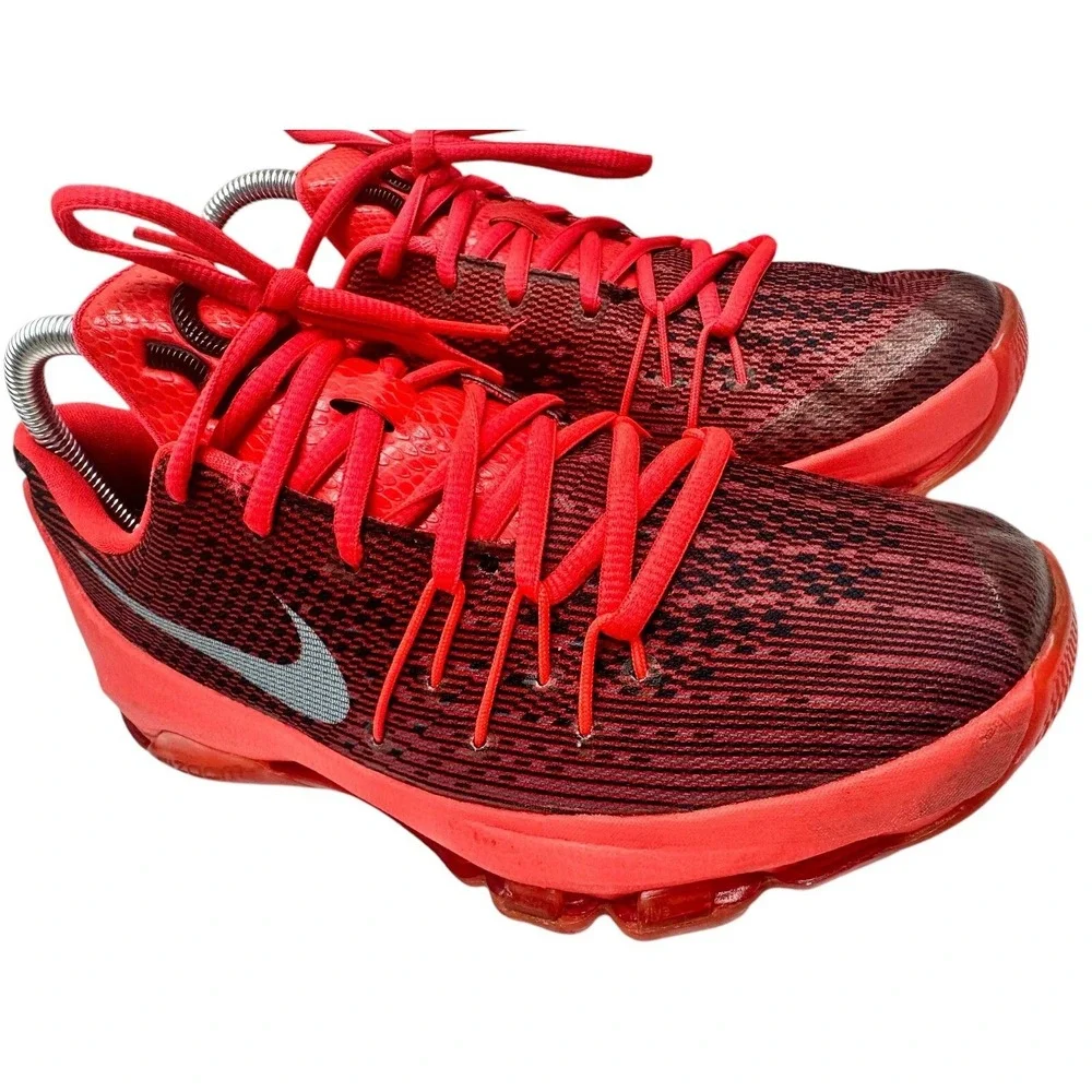 Nike KD Kevin Durant 8 (GS) Bright Crimson White / Size 5.5Y / 768867-610‎